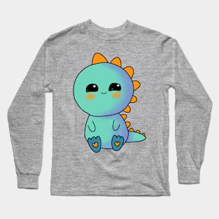 Rainbow Dino Long Sleeve T-Shirt